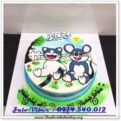 Mẫu Bánh Sinh Nhật Đẹp - A834